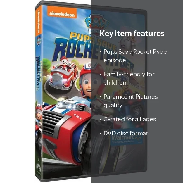 Paw Patrol: Pups Save Rocket Ryder (Walmart Exclusive) (DVD