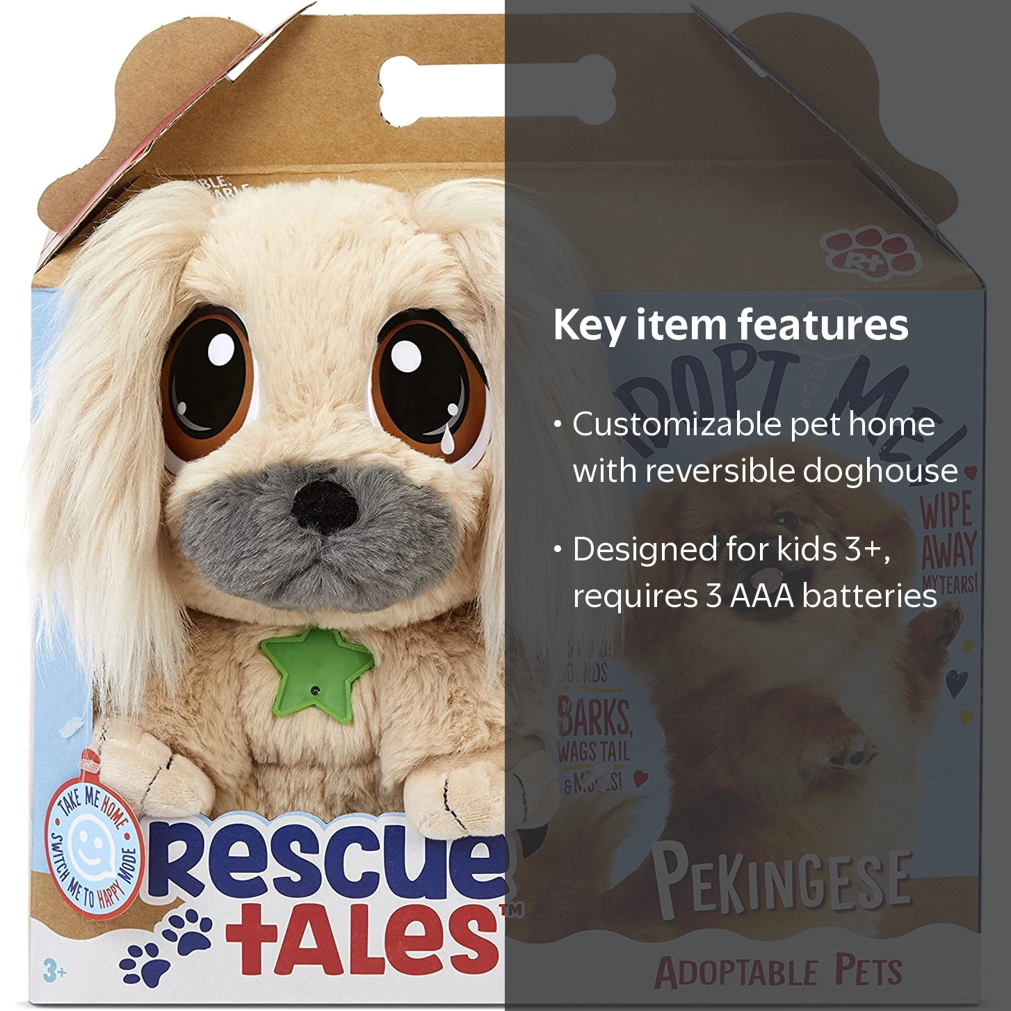 Little Tikes Rescue Tales Adoptable Pets Pekingese, Electronic
