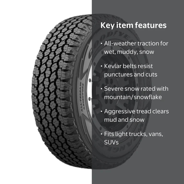 Goodyear, Wrangler All-Terrain Adventure with Kevlar, 275/60R20