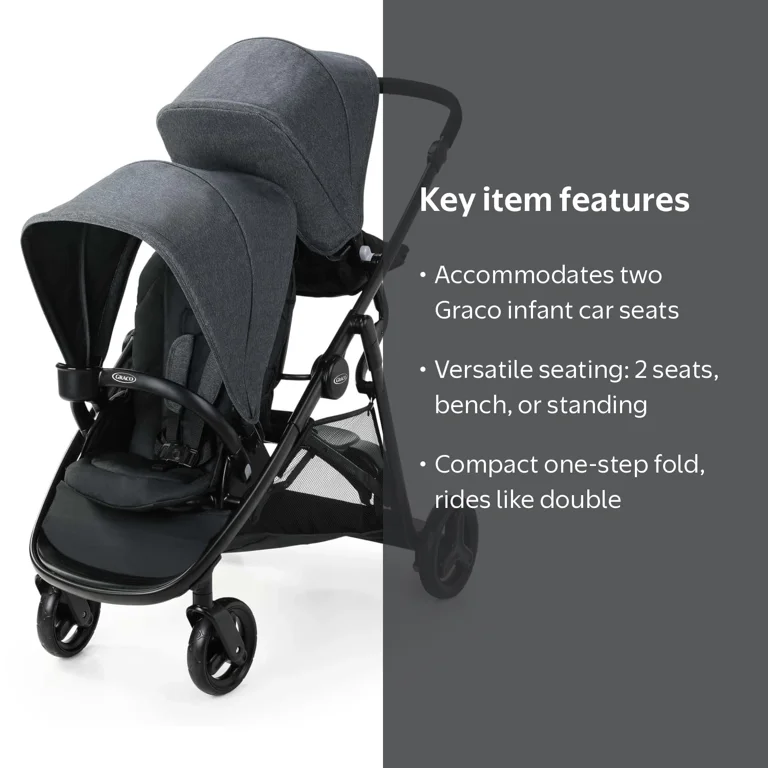 Free Shipping! Graco Ready2Grow 2.0 Double Infant Stroller, Unisex