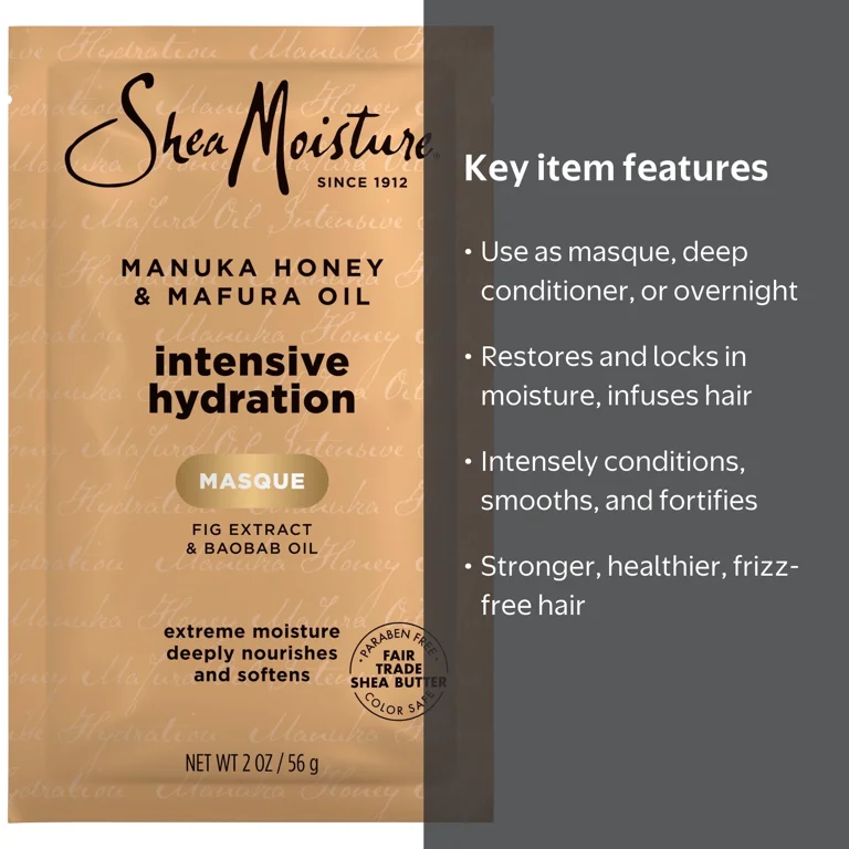 SheaMoisture, Treatment Masque, 2 oz, for Damaged Hair - Walmart.com