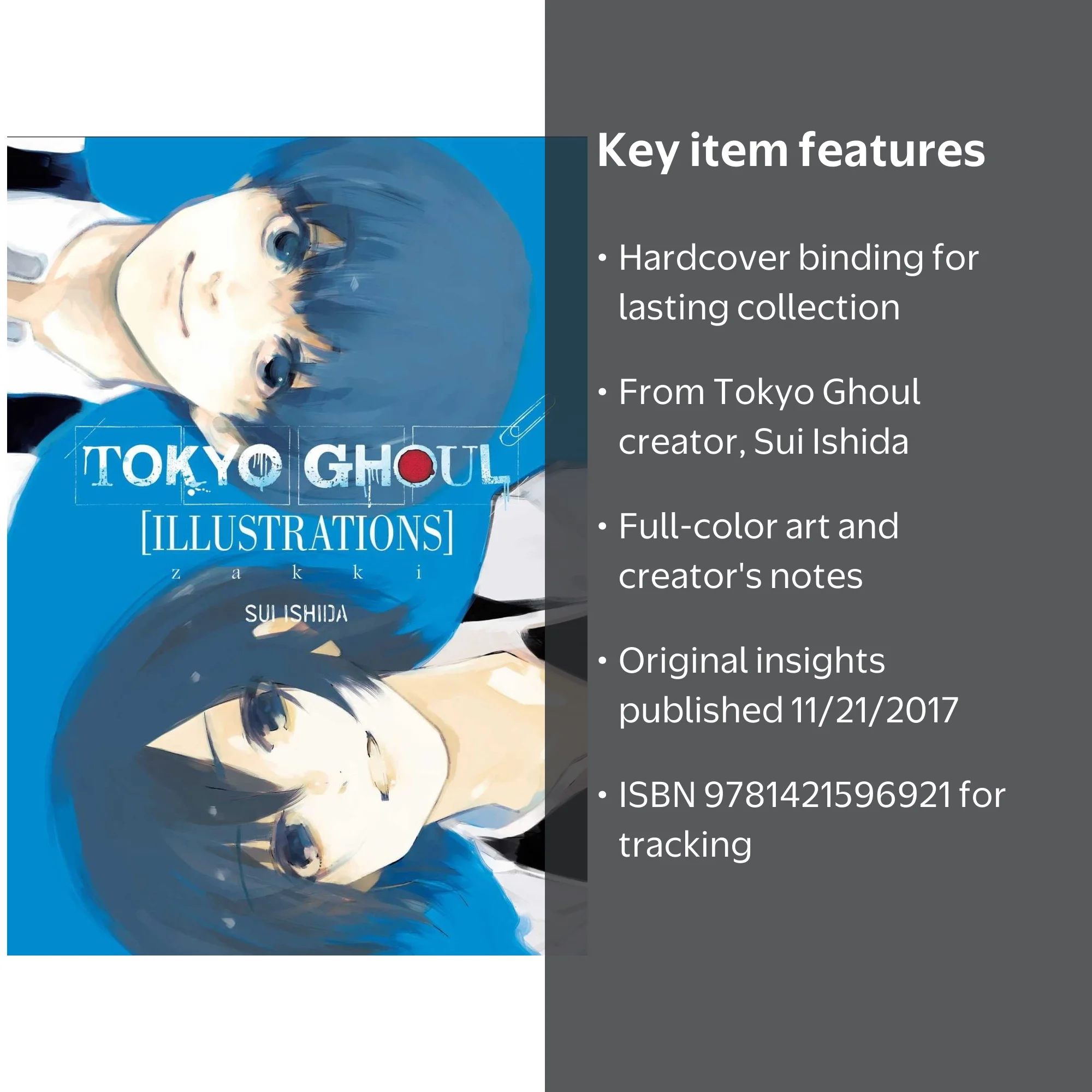 Tokyo Ghoul Illustrations: Zakki (Hardcover) - Walmart.com