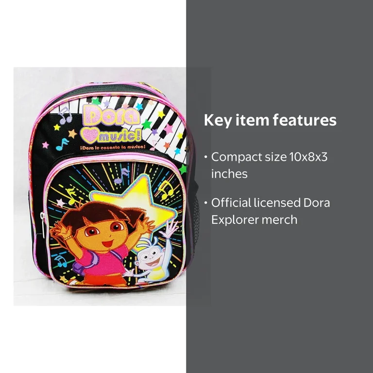dora the explorer mini backpack AI ACCESSORY INNOVATIONS Explorer's Backpack, 12 Girls Cosplay Backpack, Purple Dora The Explorers Backpack, 12