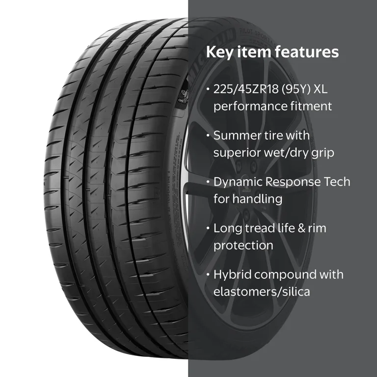 Michelin Pilot Sport 4S Performance 225/45ZR18 (95Y) XL Passenger