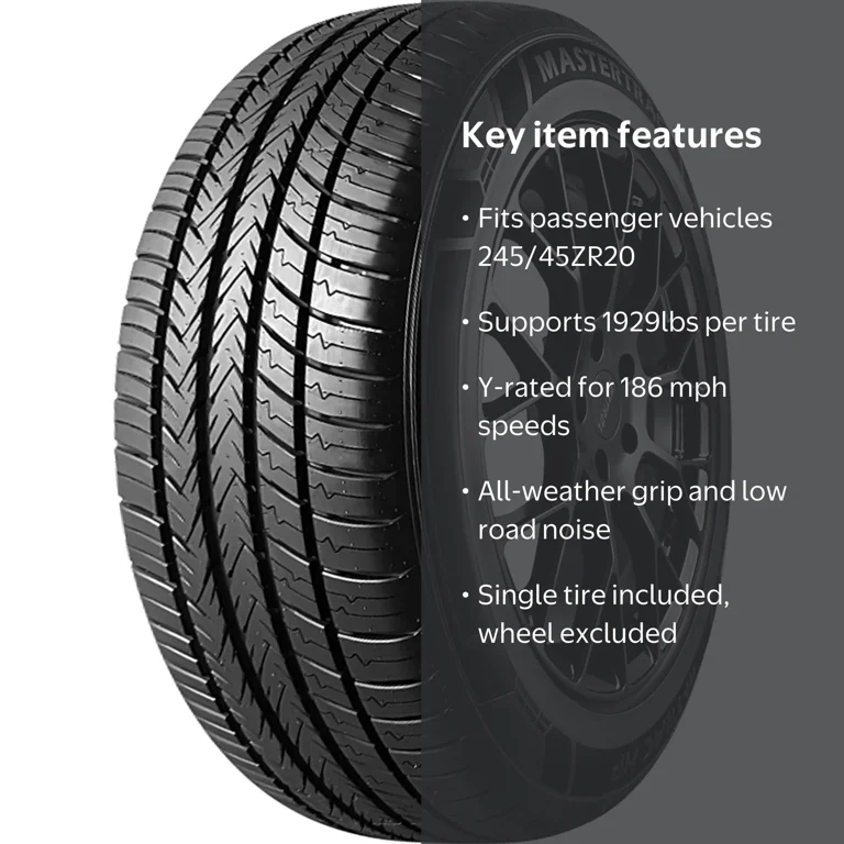 Free Shipping! Mastertrack 245/45ZR20 103Y XL All Season Passenger