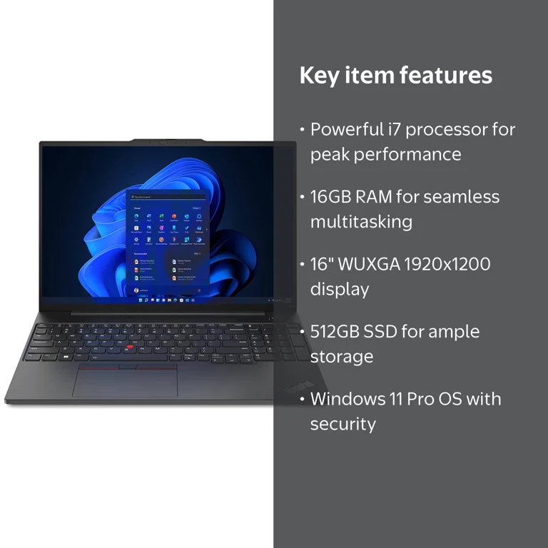 Lenovo Laptop Computer ThinkPad E16 Gen 1 16