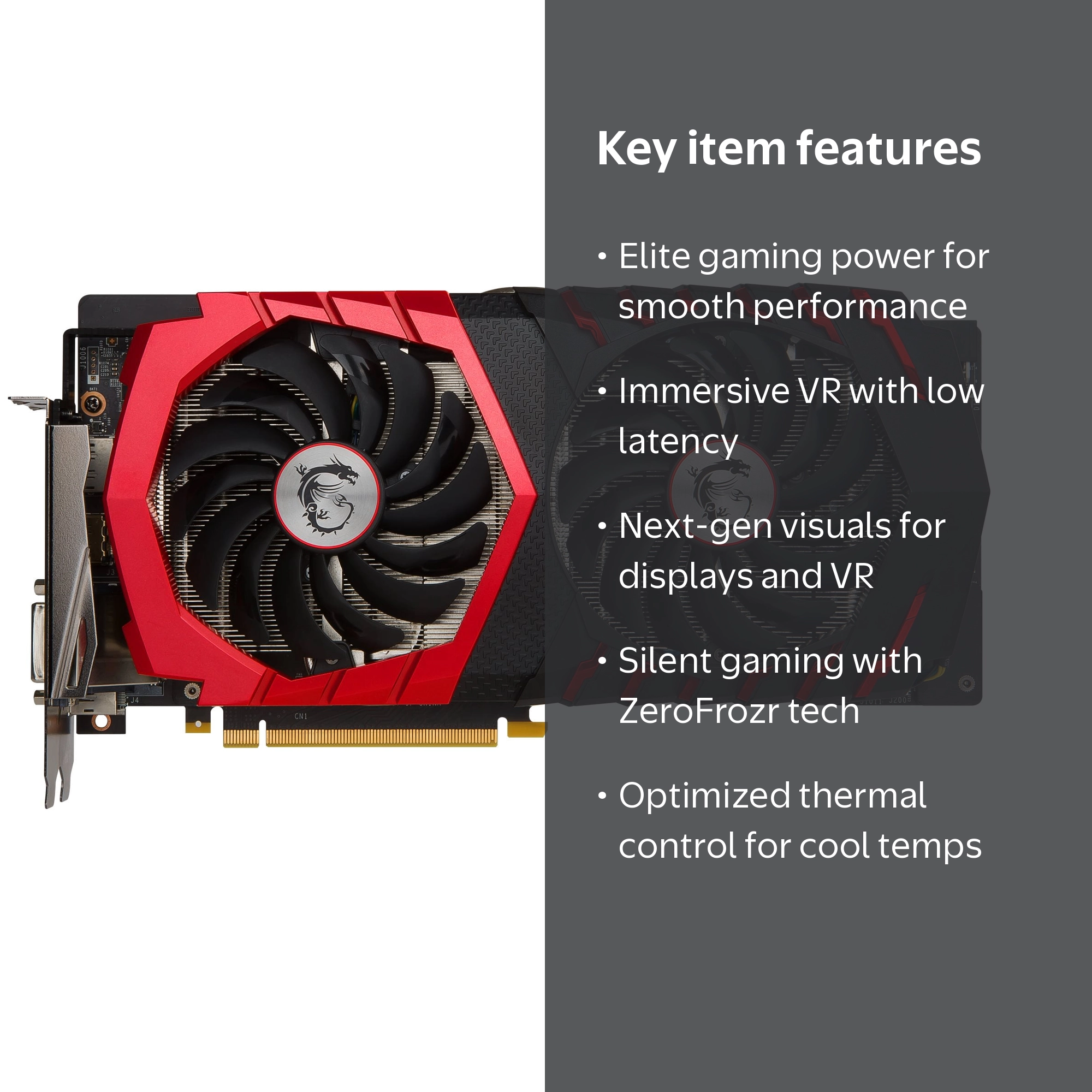 MSI GeForce GTX 1060 Gaming 6GB Graphics Card - Walmart.com