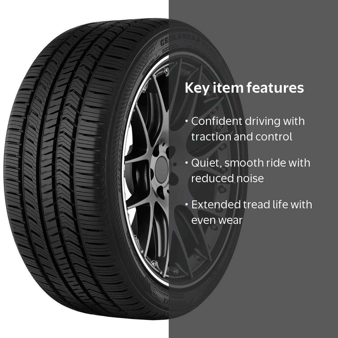 Yokohama Geolandar X-CV All Season Tire - 255/45R20 - Walmart.com