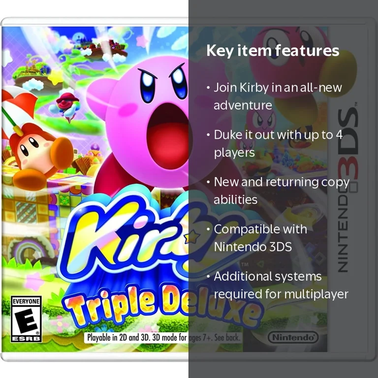 Nintendo, Nintendo Selects Kirby Triple Deluxe, 045496743864, 3DS