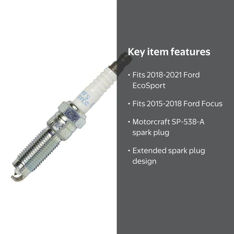 Motorcraft Spark Plug SP-538-A Fits select: 2018-2021 FORD