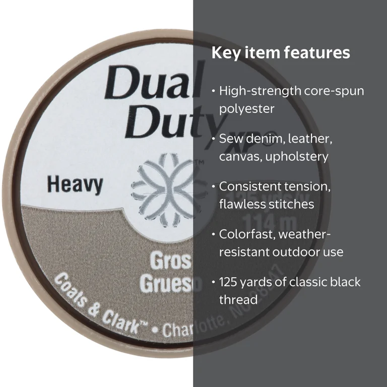 Coats & Clark Dual Duty XP Heavy Multi-Purpose Thick Sewing Thread