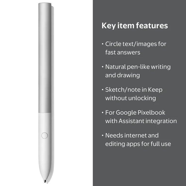 Free Shipping! Google Pixelbook Pen, Smart Responsive Stylus