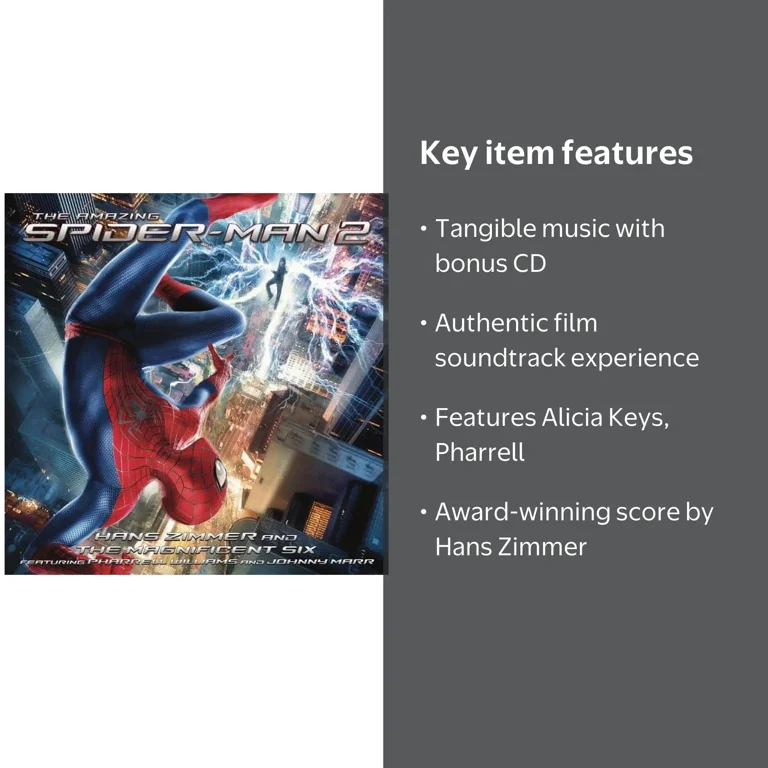 音楽：ハンス・ジマー『アメイジング・スパイダーマン２』ＯＳＴ国内盤ＣＤ Amazing Spiderman 2 - The Amazing Spider-Man 2 Soundtrack (Deluxe