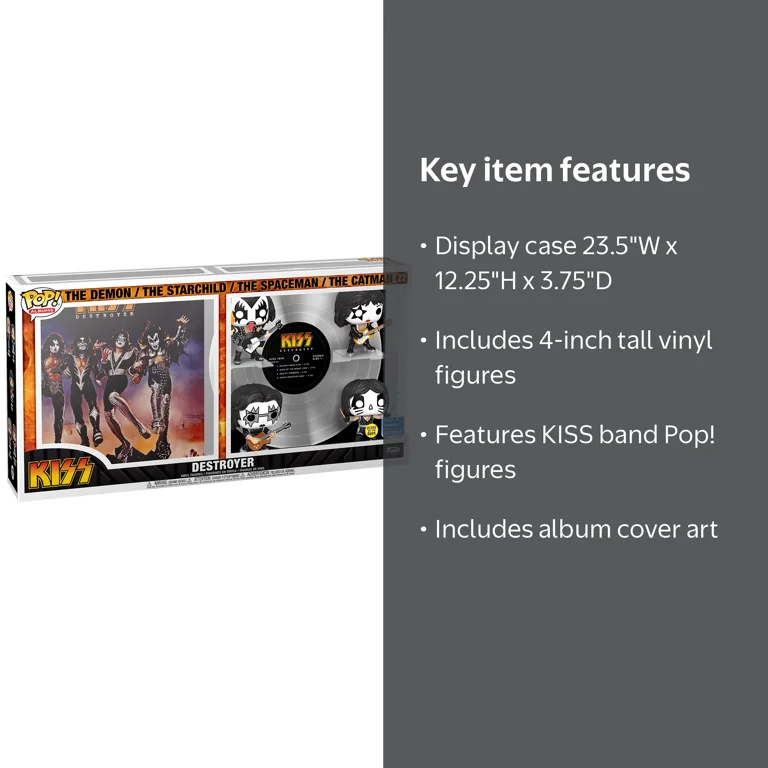 Funko Pop! Deluxe Album: Kiss - Destroyer - Walmart Exclusive