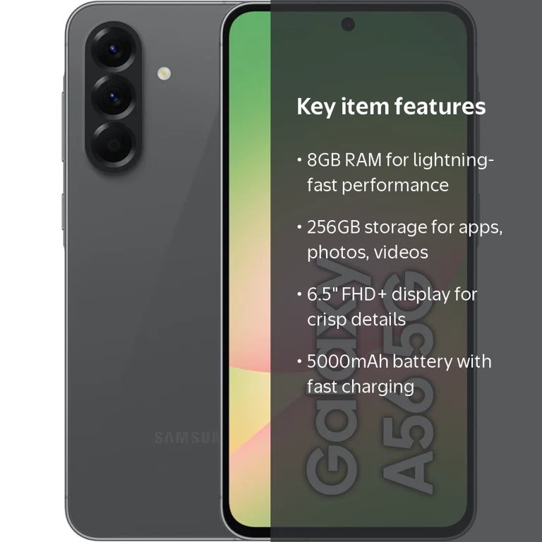 Samsung Galaxy A56 5G 2025 (8GB RAM, 256GB) AI Smartphone | GSM