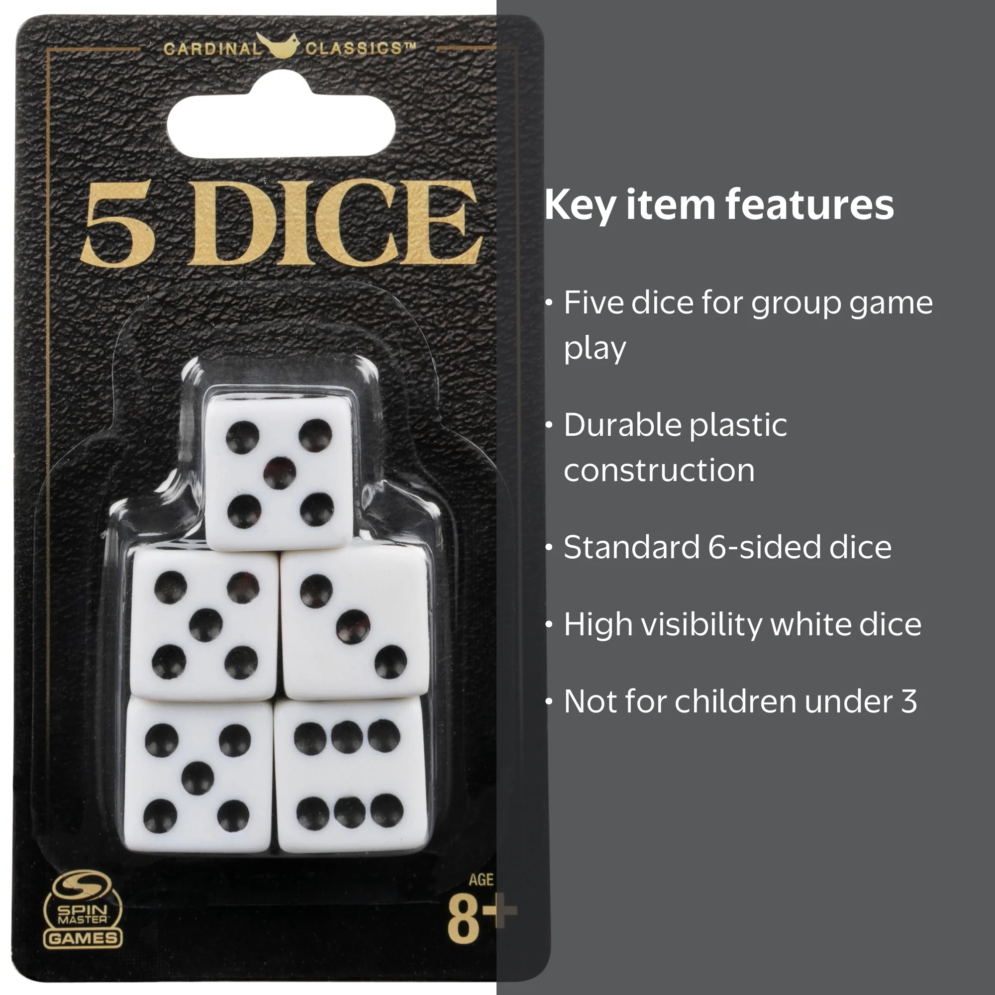 Spin Master Games Dice - Enhance Coffee Shop Gaming Fun - Walmart