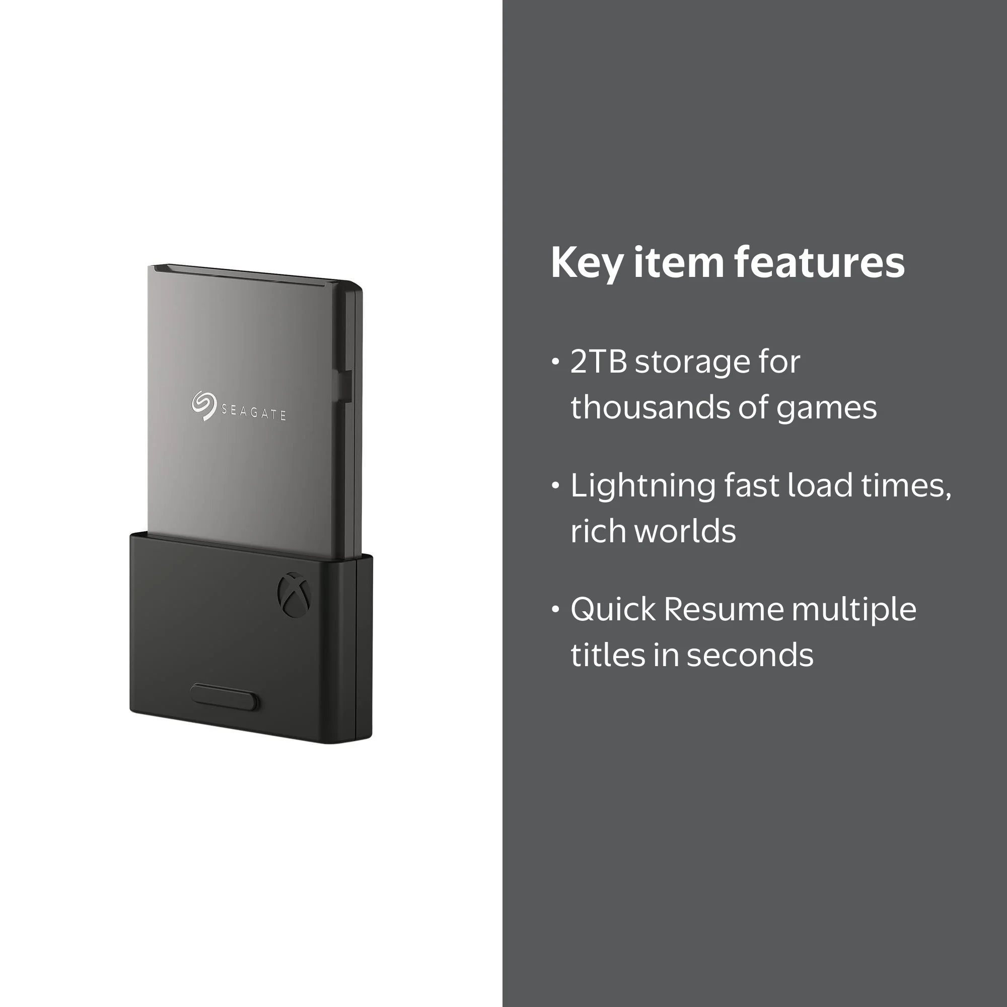Seagate 2TB Gaming Storage Expansion Card - NVMe SSD for Xbox