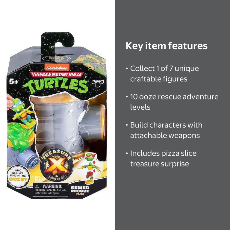 Moose Toys Treasure X Teenage Mutant Ninja Turtles Action Figures