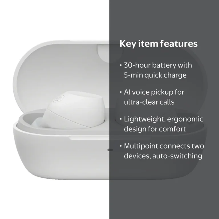 Sony WF-C710N Truly Wireless Noise-Canceling Earbuds - Up to 30H