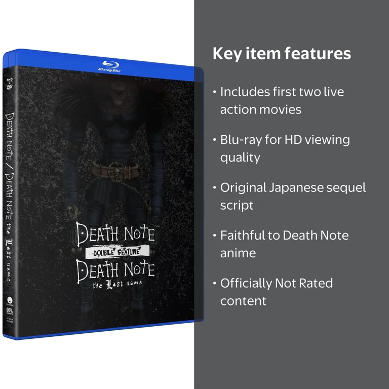 Death Note Live Action: Movies One & Two (Blu-ray) - Walmart.com