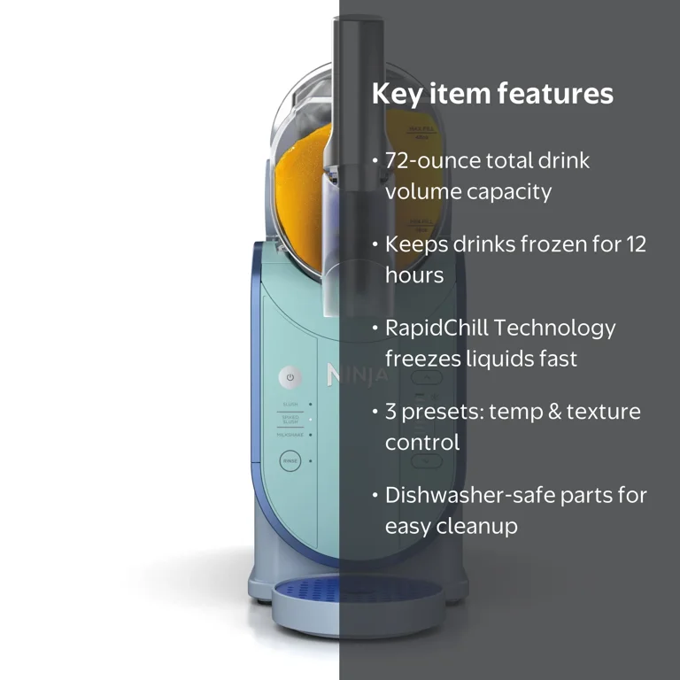 Ninja SLUSHi 72-Oz Frozen Drink Machine with RapidChill Technology