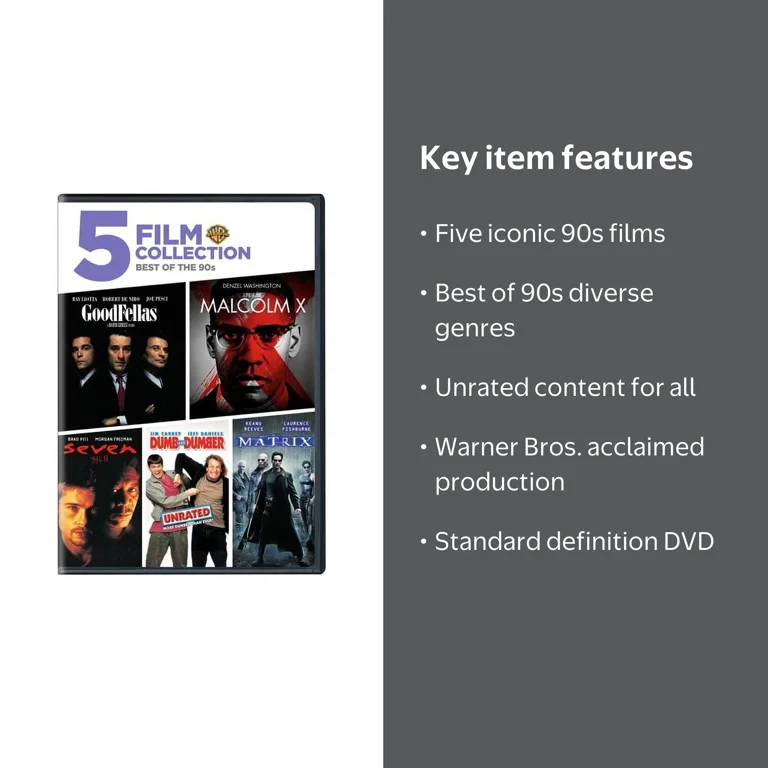 5 Film Favorites: Best Of The 90's (DVD), Warner Home Video, Drama