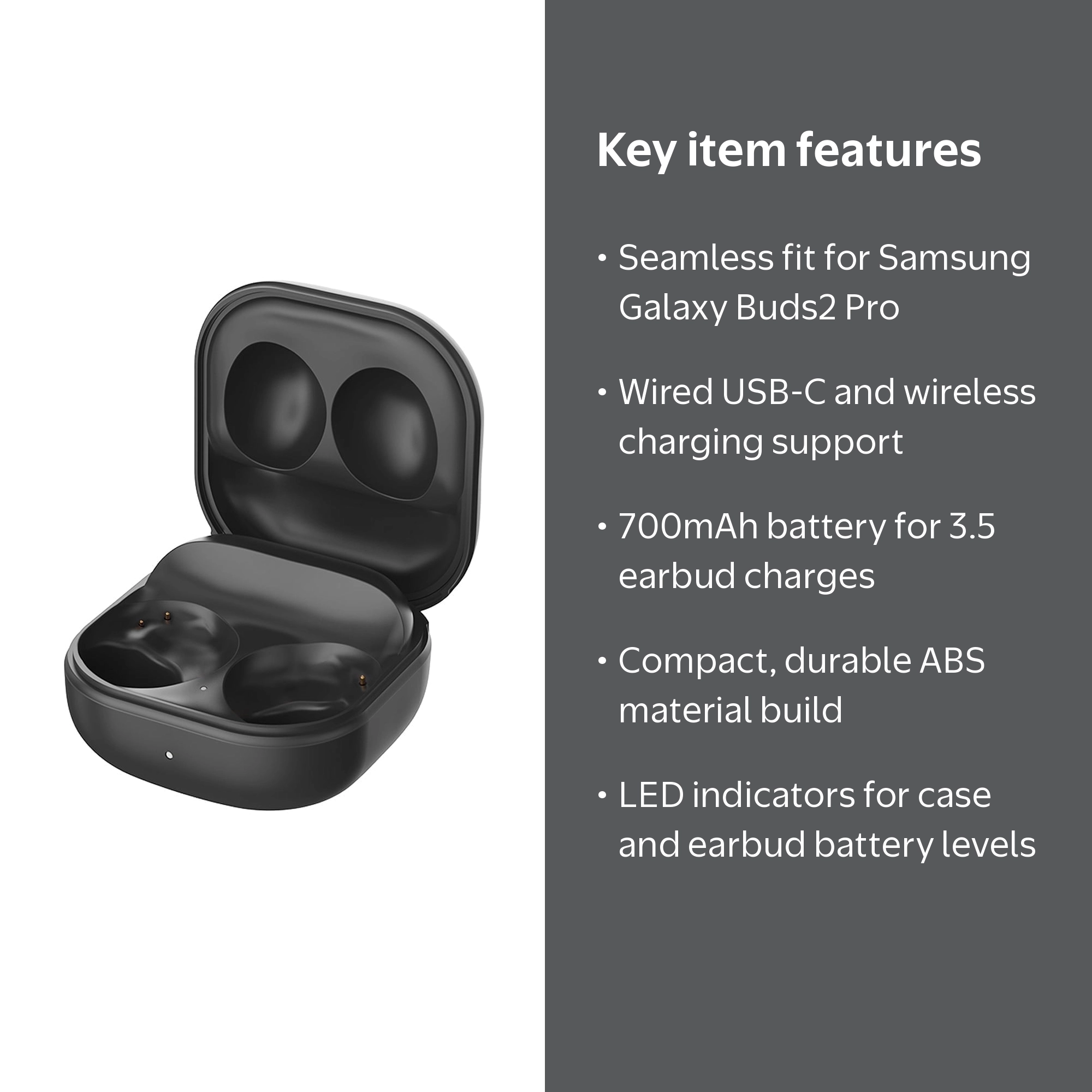 Phelinta Charging Case for Samsung Galaxy Buds2 Pro, Replacement
