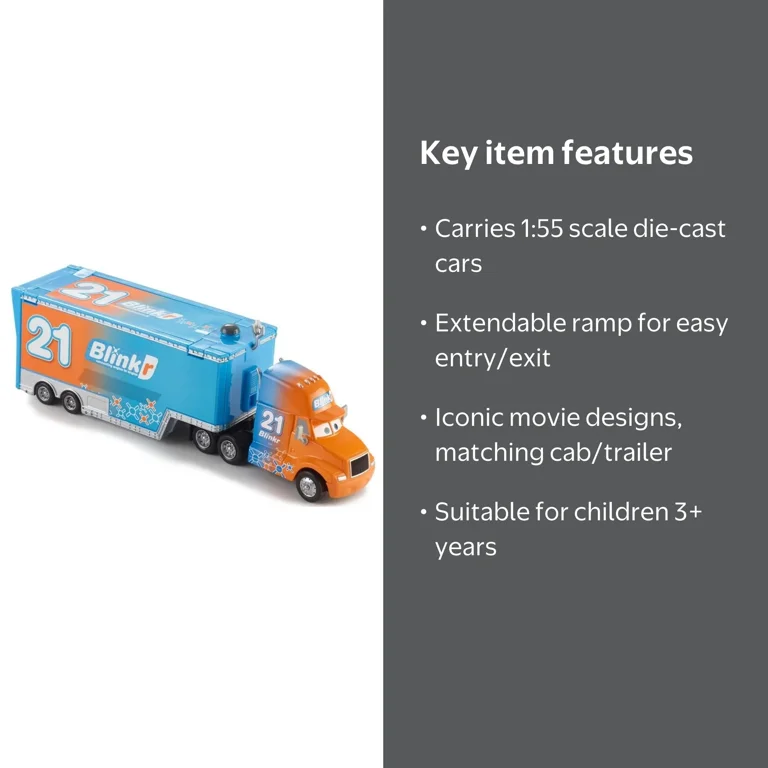 Disney/Pixar Cars Speedy Comet's Toy Hauler Trailer Transporter