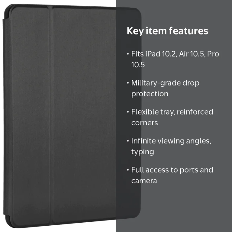 Targus Click-In Case for Apple iPad (9th, 8th, 7th gen.) 10.2-inch