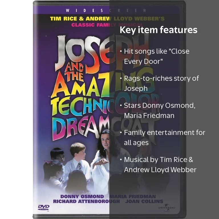 SDS, DVD, Joseph and the Amazing Technicolor Dreamcoat, 1999