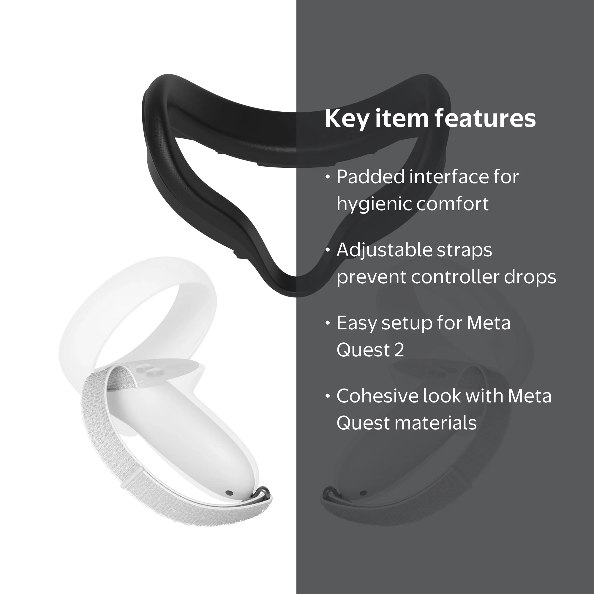 Meta Wipeable Padded Interfaces Quest 2 Accessories - Walmart.com