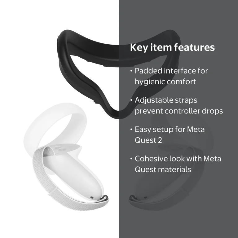 Meta Wipeable Padded Interfaces Quest 2 Accessories - Walmart.com