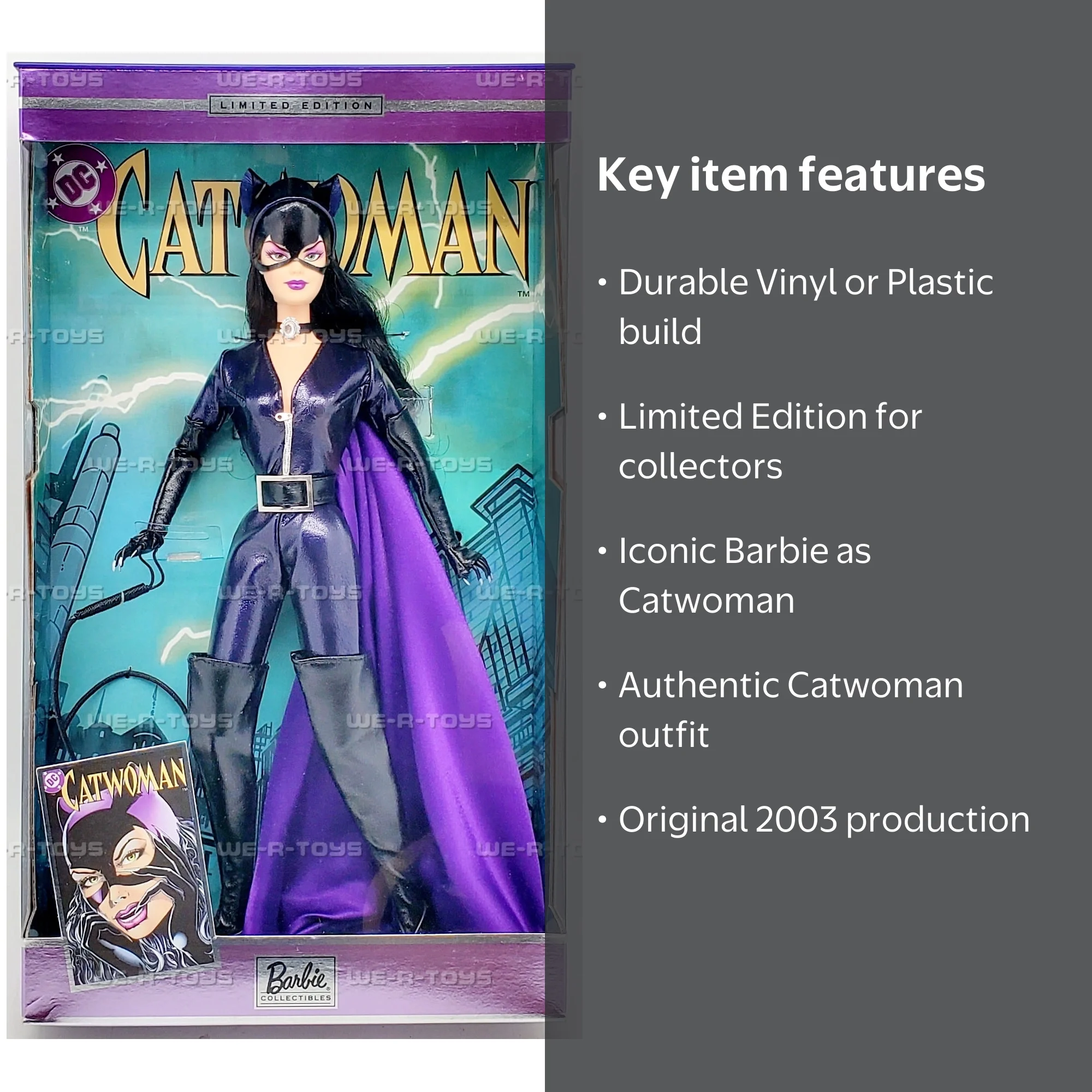 Mattel Barbie as Catwoman B3450 - Limited Edition Collectible