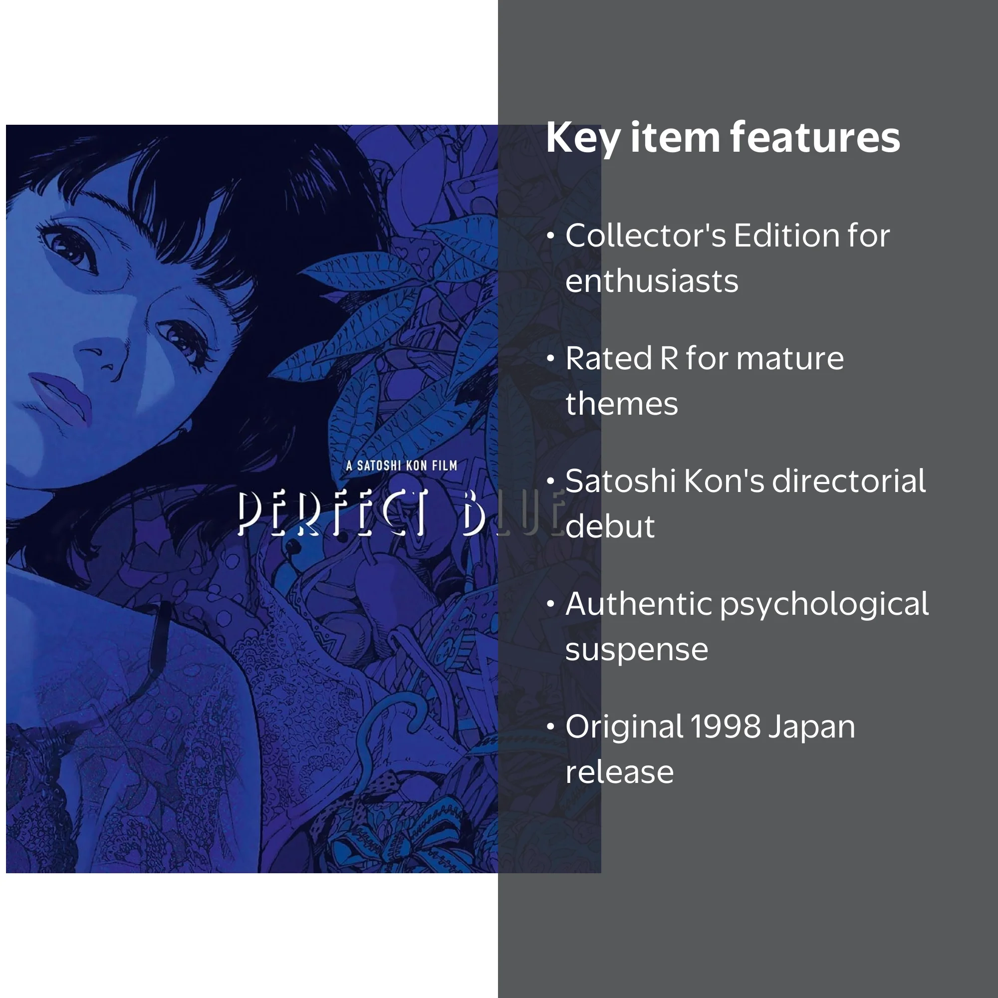 Shout! Factory, Perfect Blue Collector's Edition, Psychological