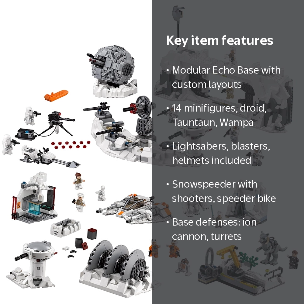 LEGO Star Wars Assault on Hoth, 75098, Wampa cave set - Walmart.com