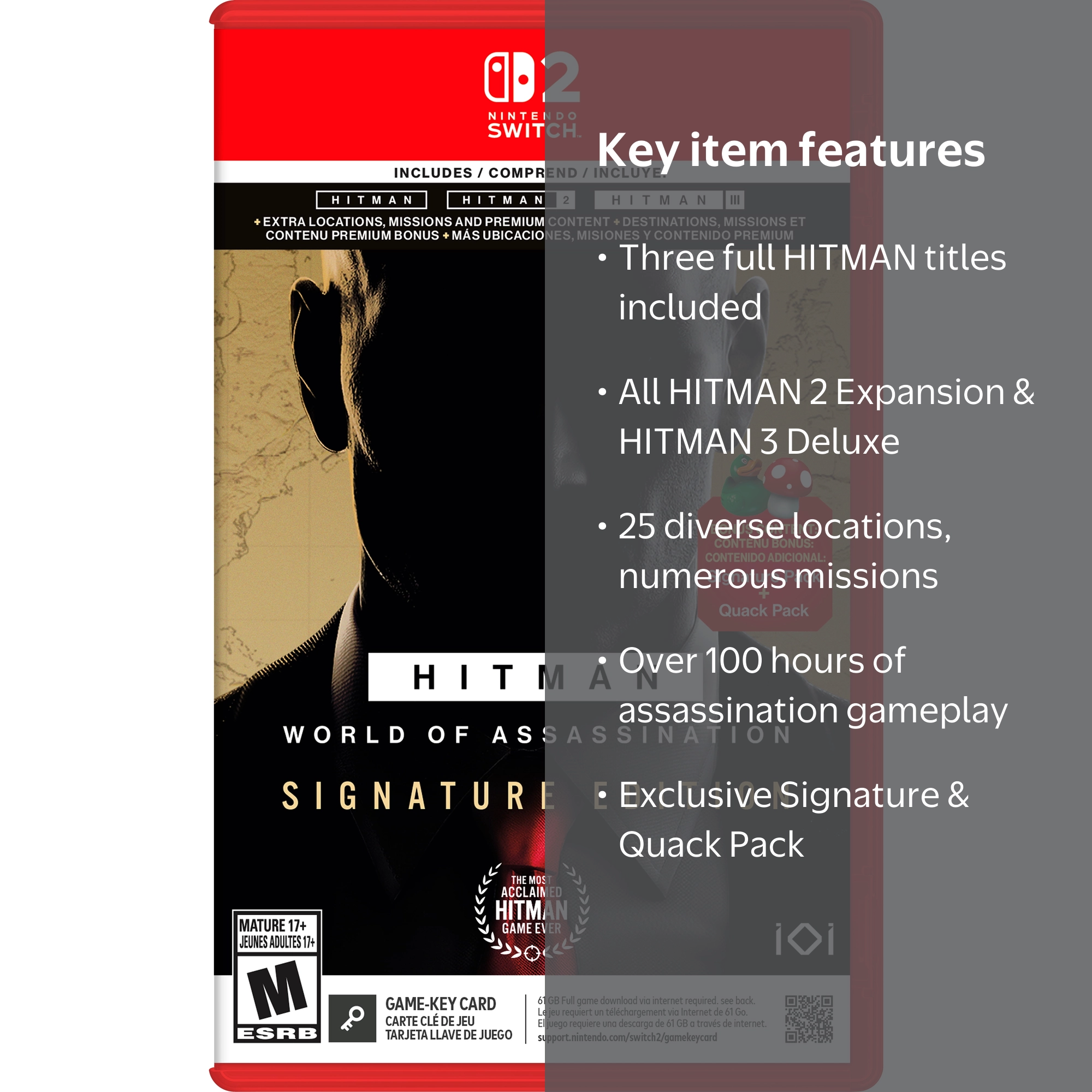 HITMAN World of Assassination Signature Edition - Nintendo Switch