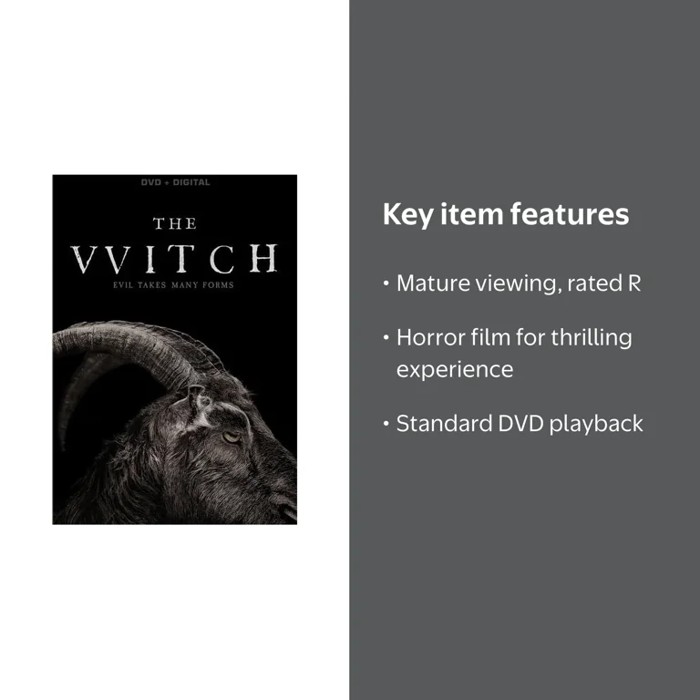 Lionsgate Home Entertainment, The Witch DVD, R, 50-70 characters