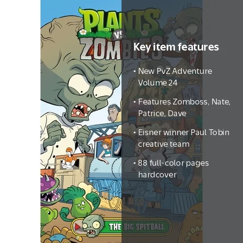 Plants vs. Zombies Plants vs. Zombies Volume 24: The Big Spitball