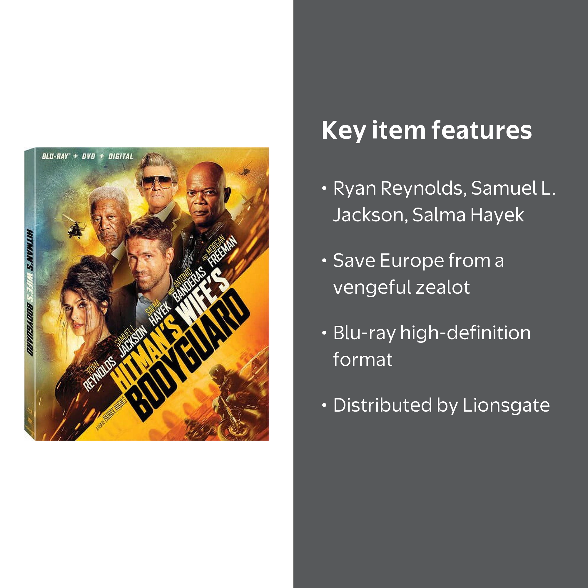 The Hitman's Wife's Bodyguard (Blu-ray) - Walmart.com