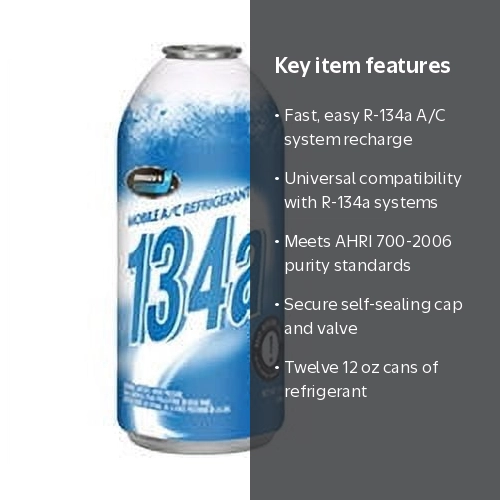 Johnsen's (R-134a) A/C Refrigerant (12 - 12 oz cans) - Walmart.com