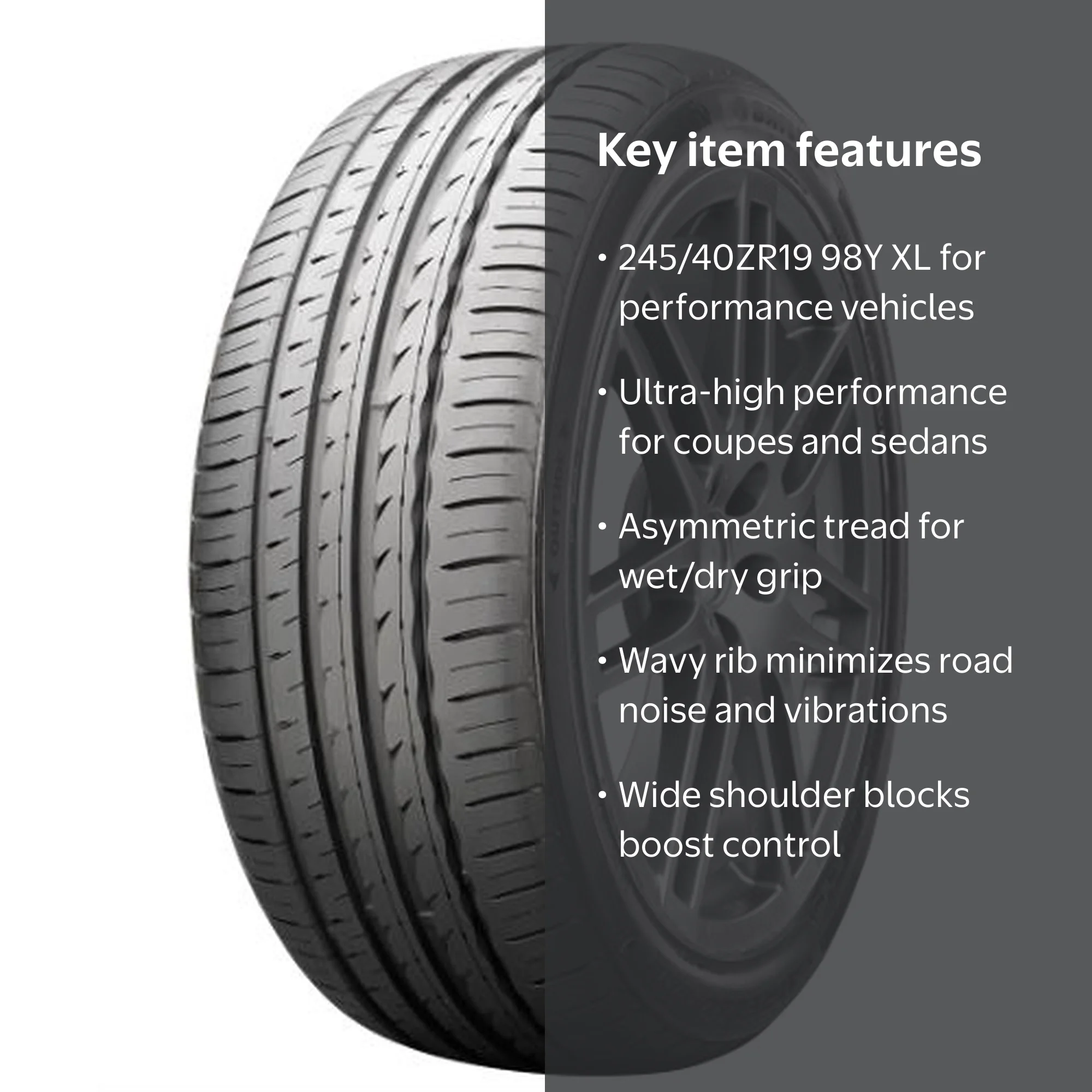 Sailun Atrezzo SVA1 245/40ZR19 98Y XL PASS Tire - Walmart.com