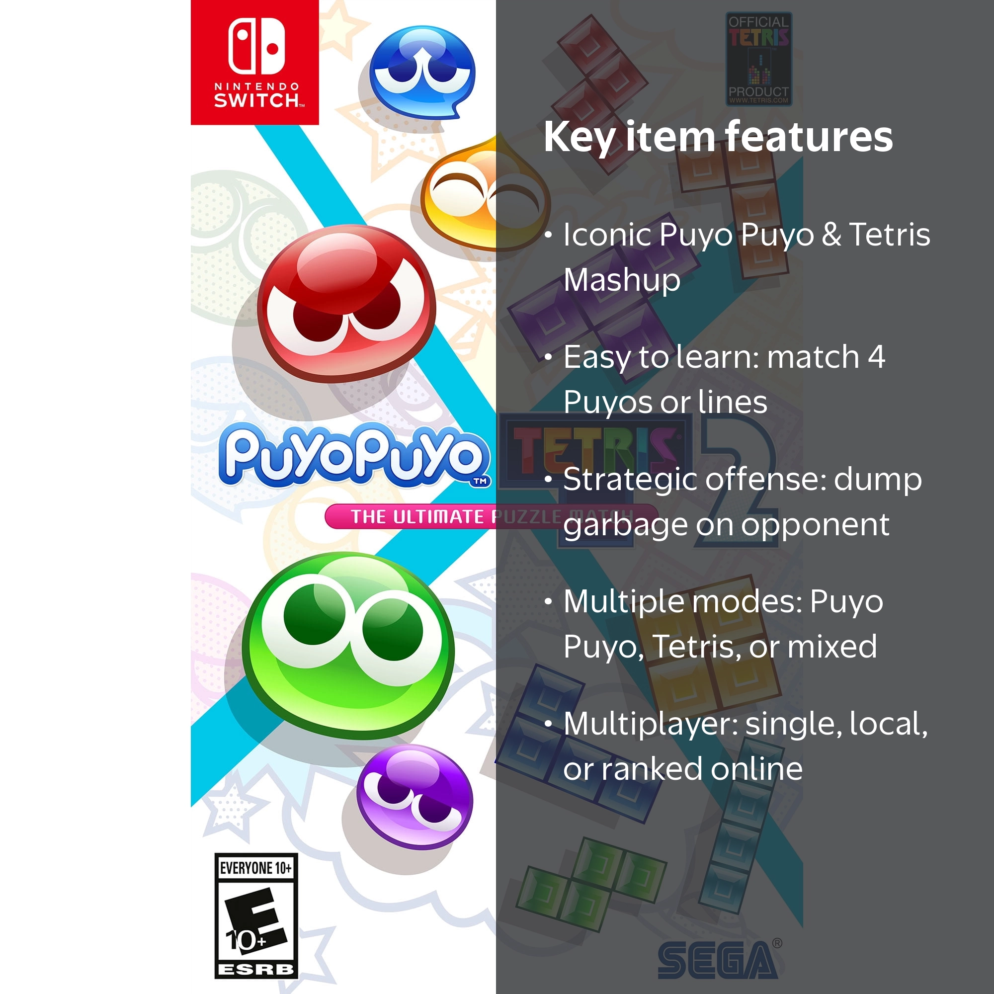 SEGA, Puyo Puyo Tetris 2, Launch Edition, Nintendo Switch