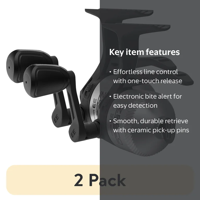 Zebco 33 Micro Triggerspin Fishing Reel - Spincast - Walmart.com