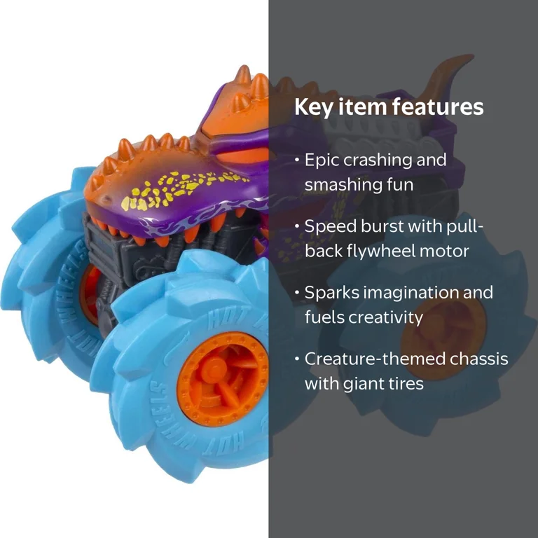 Hot Wheels, Monster Trucks, Creature-Themed, 1:43 Scale - Walmart.com