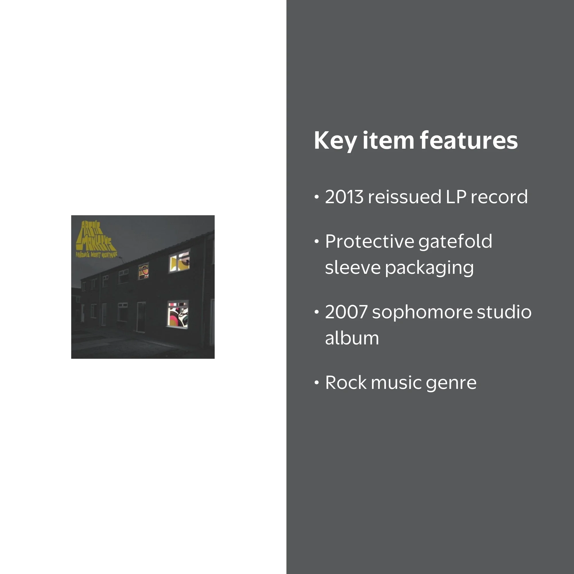 Arctic Monkeys - Favourite Worst Nightmare - Rock Album - Vinyl LP