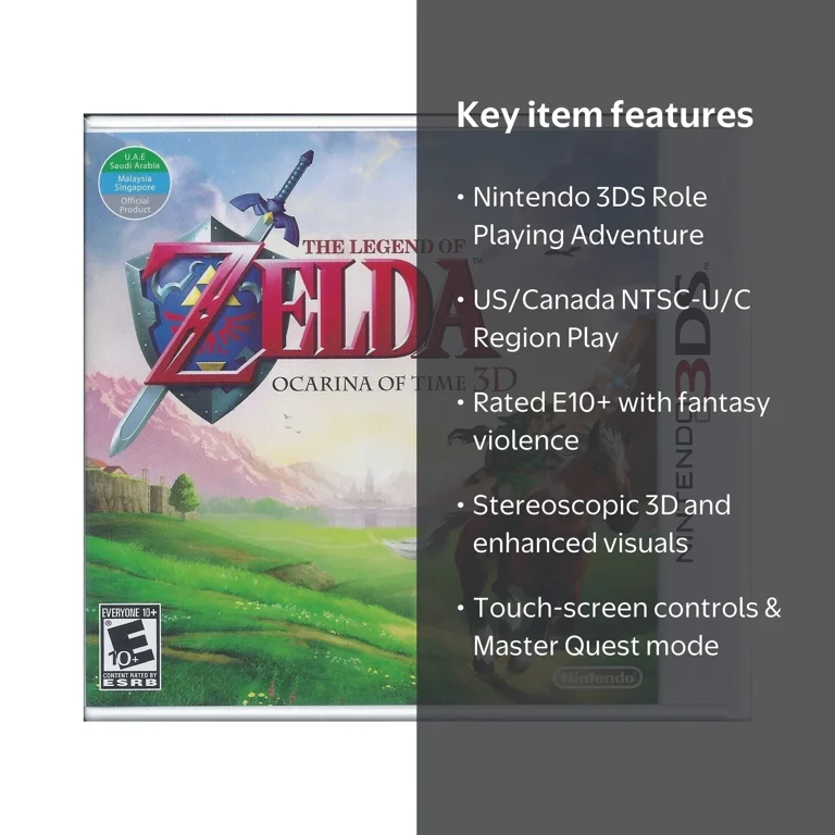 The Legend of Zelda Ocarina of Time 3D, Nintendo 3DS World Edition