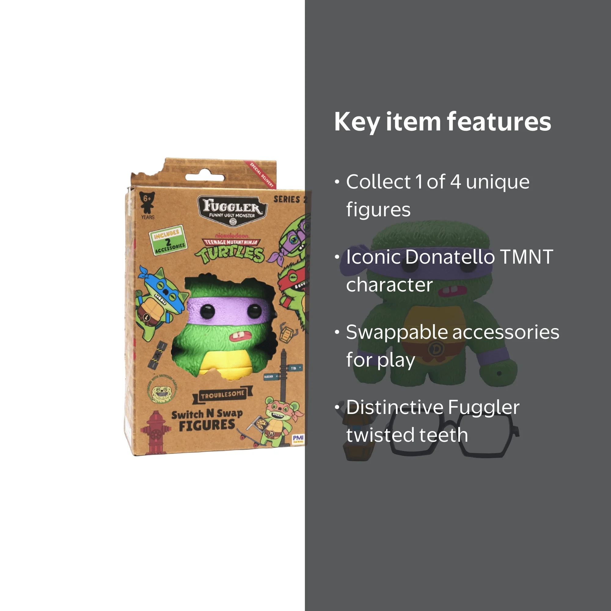 Fuggler x Teenage Mutant Ninja Turtles Switch and Swap Donatello