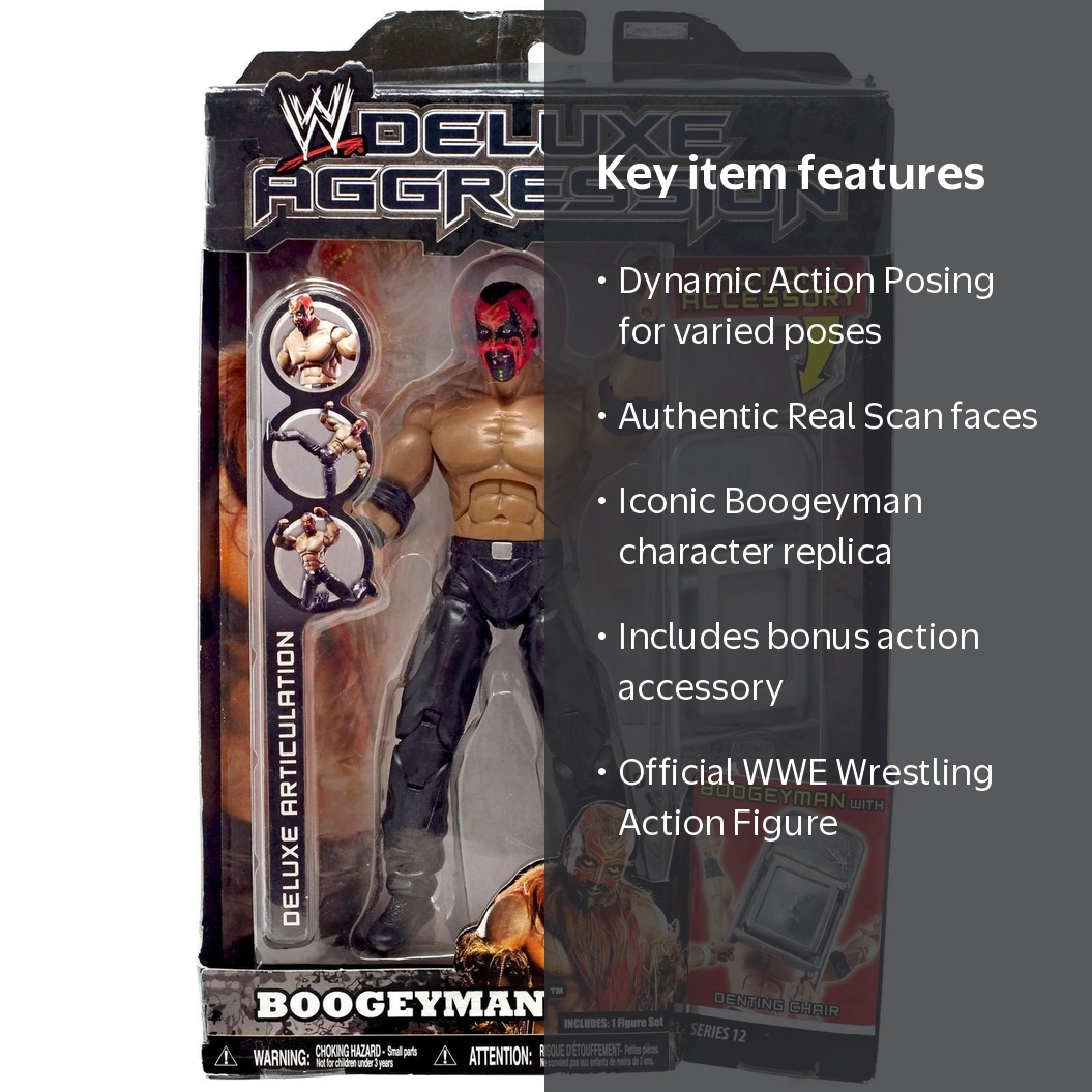 WWE Wrestling Deluxe Aggression Series 12 Boogeyman Action Figure