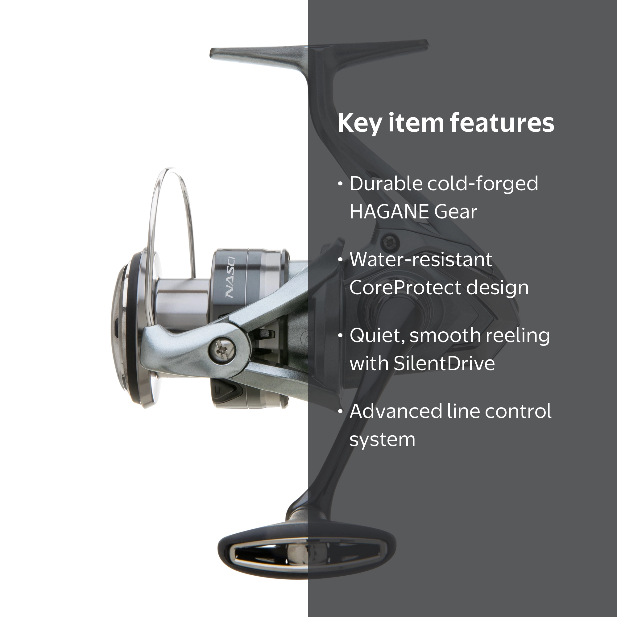 Shimano NASCI C3000HG FC Saltwater Spinning Fishing Reel - Walmart.com
