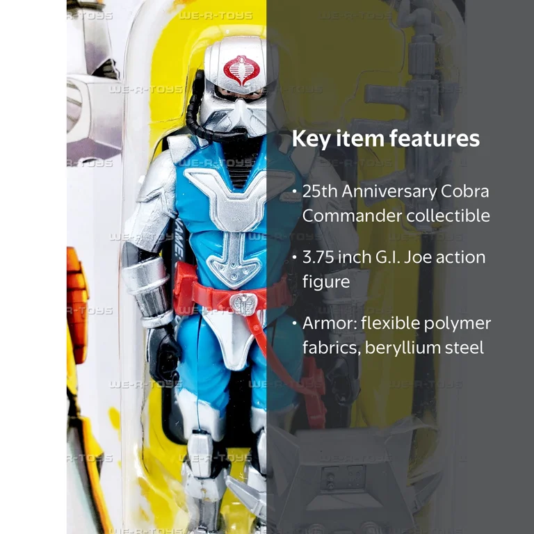 G.I. Joe 25th Anniversary Cobra Commander with Battle Armor 3.75